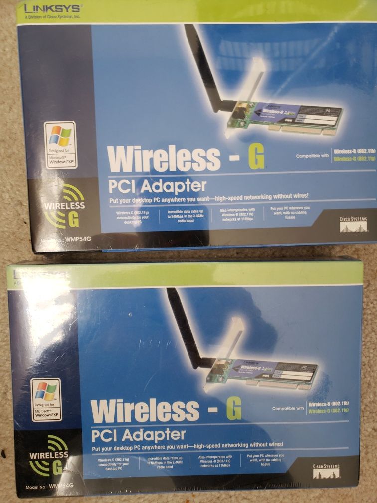 Linksys WIRELESS PCI DESKTOP CARD MAKE YOUR DESKTOP HAVE WIRELESS ACCESS