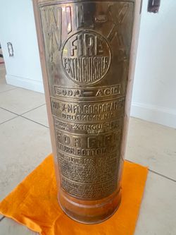 Wil X antique fire extinguisher