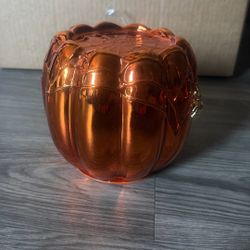 Bath & Body Works Candle Holder Pumpkin/Light Up Skull