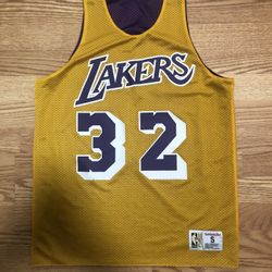 Mitchell & Ness Magic Johnson Reversible Practice Jersey