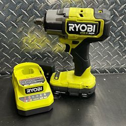 Ryobi P262 18v Cordless 1/2” Impact Wrench Kit