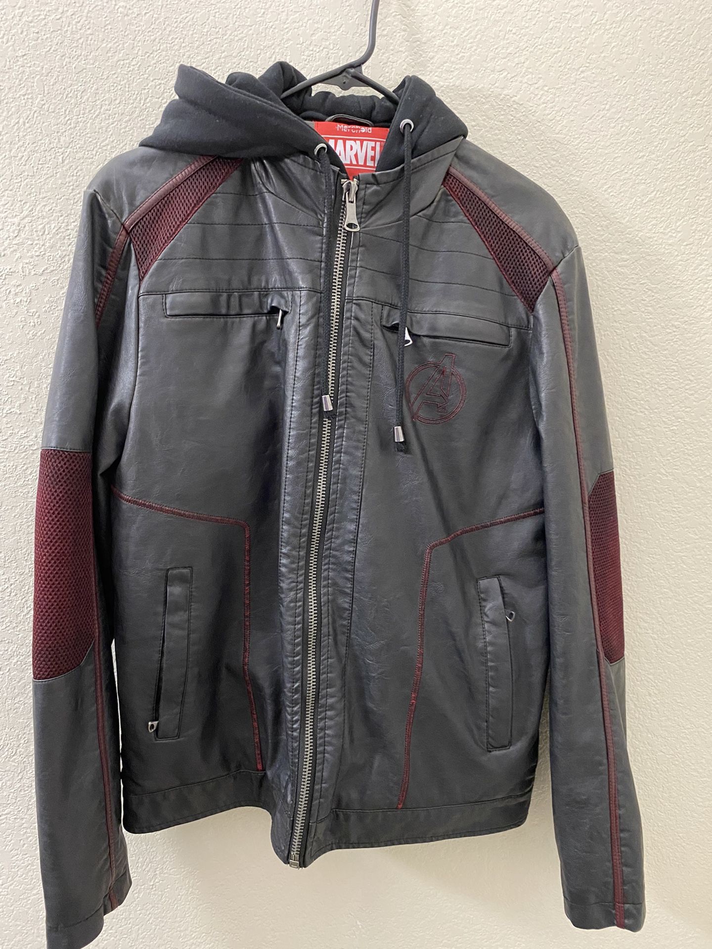 Avengers Leather Hoodie