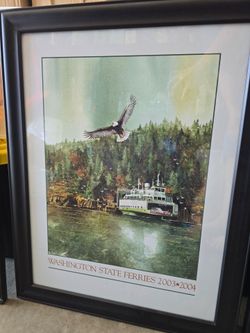 WA state ferries commemorative prints
