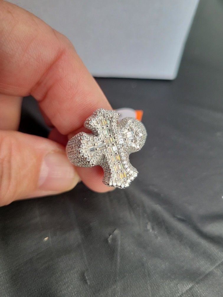 Cross Sterling Silver 3.5 CTW Moissanite
