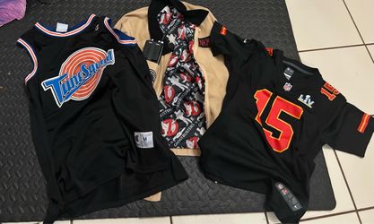 Lot of 2 jerseys and a jacket