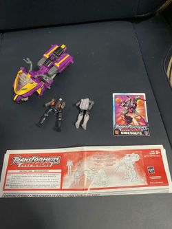 Transformers Armada Sideways Motorcycle Figure Mini-Cons Card Manual