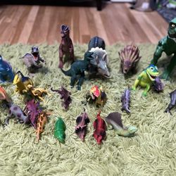 Pack Of Dinosaur Figurings