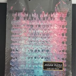 Vintage Springbok Crystal Fantasy Castle Puzzle Hallmark SEALED but box has some damage just $10