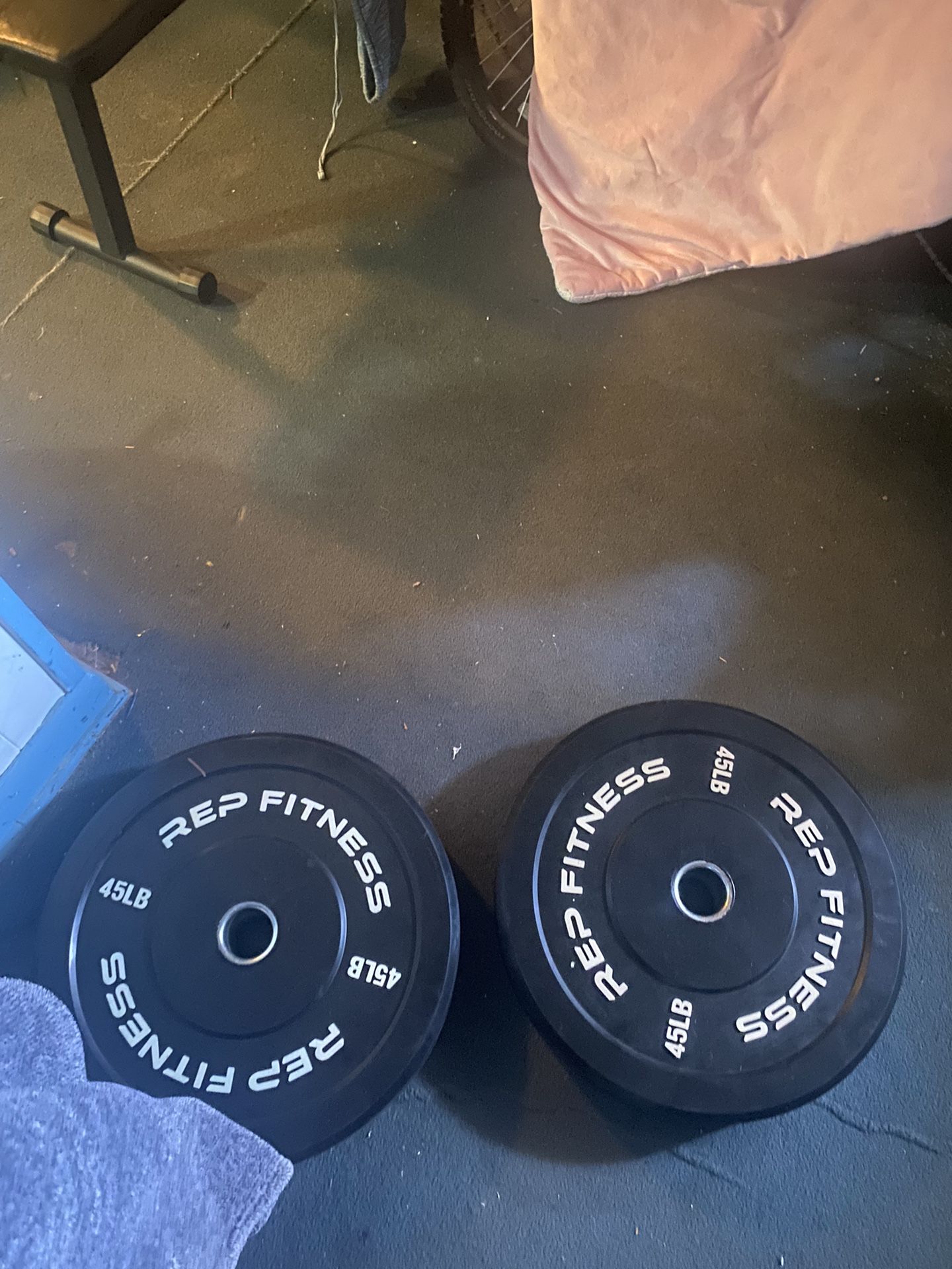 Rep Fitness 45 lb Bumper Plates