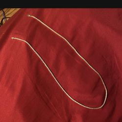  Diamond Chain And Charm With Solid Gold Chain 