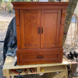 Wooden Cabinet For Restroom