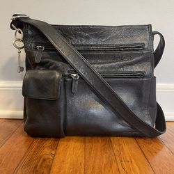 Beautiful Fossil Leather Crossbody 