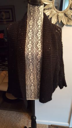 Black express cardigan