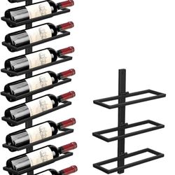  Wall Mounted Wine Bottle Rack