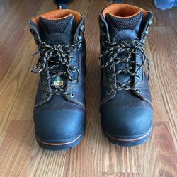 Timberland Boots Steel Toe Men Size 9/5 