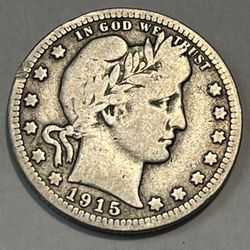 90% Silver Barber Quarters