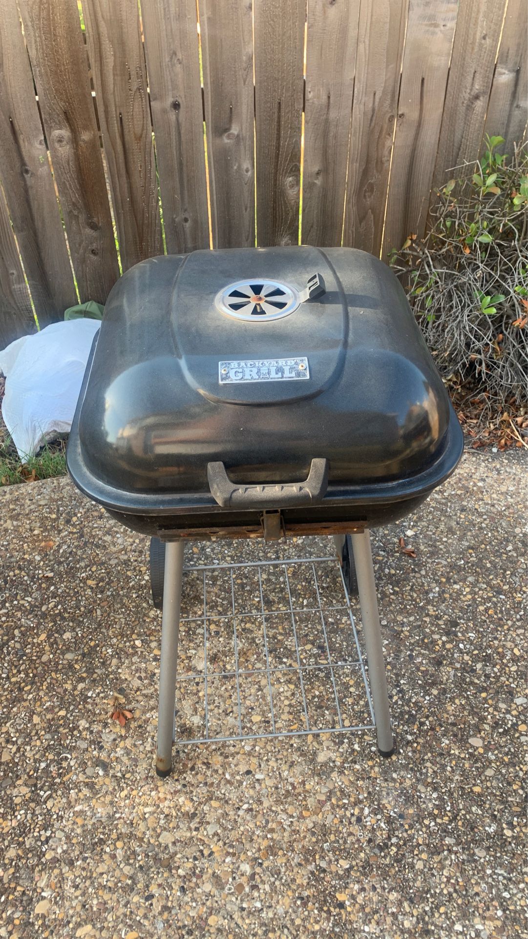 Backyard grill