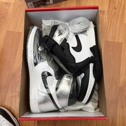 jordan 1 Silver toe
