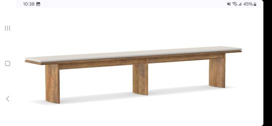 West Elm 106" Anton Bench CUSHION Only