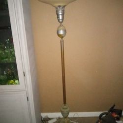 Antique Cadmium Floor Lamp