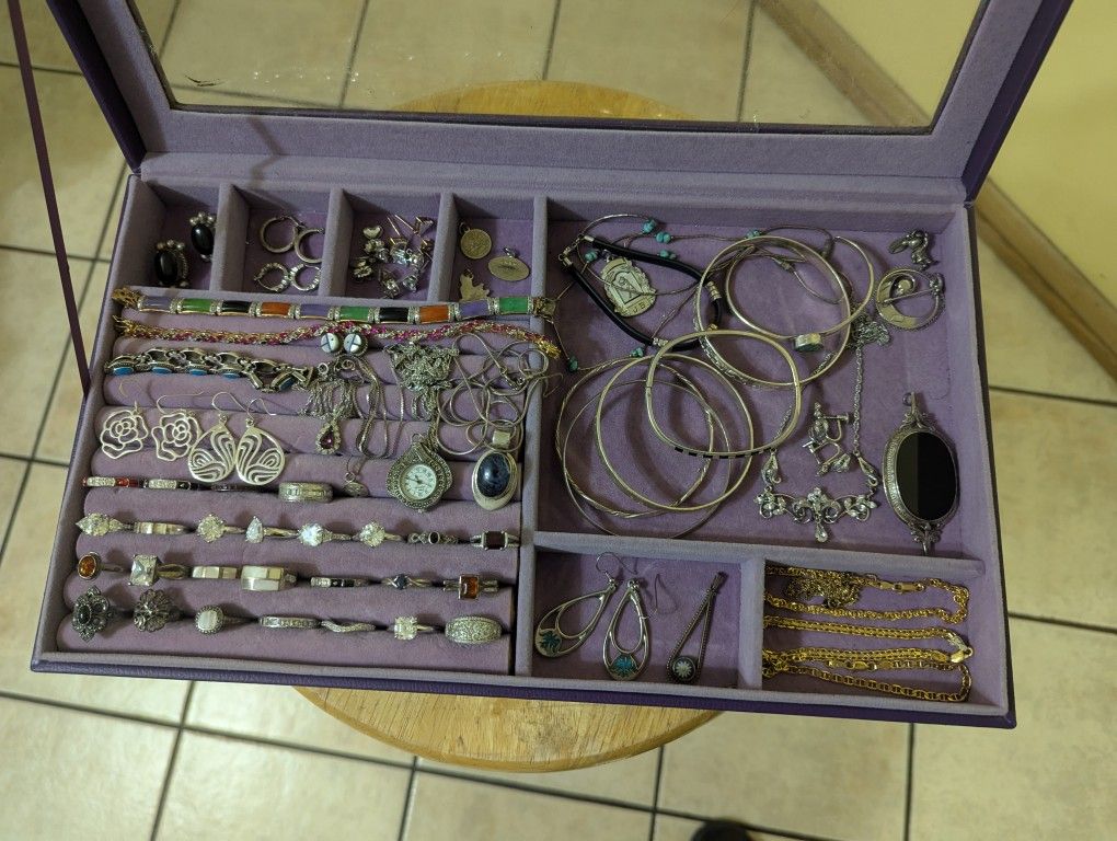 925 Silver Jewelry Lot