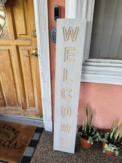 Front Door Welcome Sign