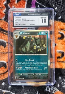 CGC 10 Gem Mint Umbreon Holo Prismatic Evolutions 059/131