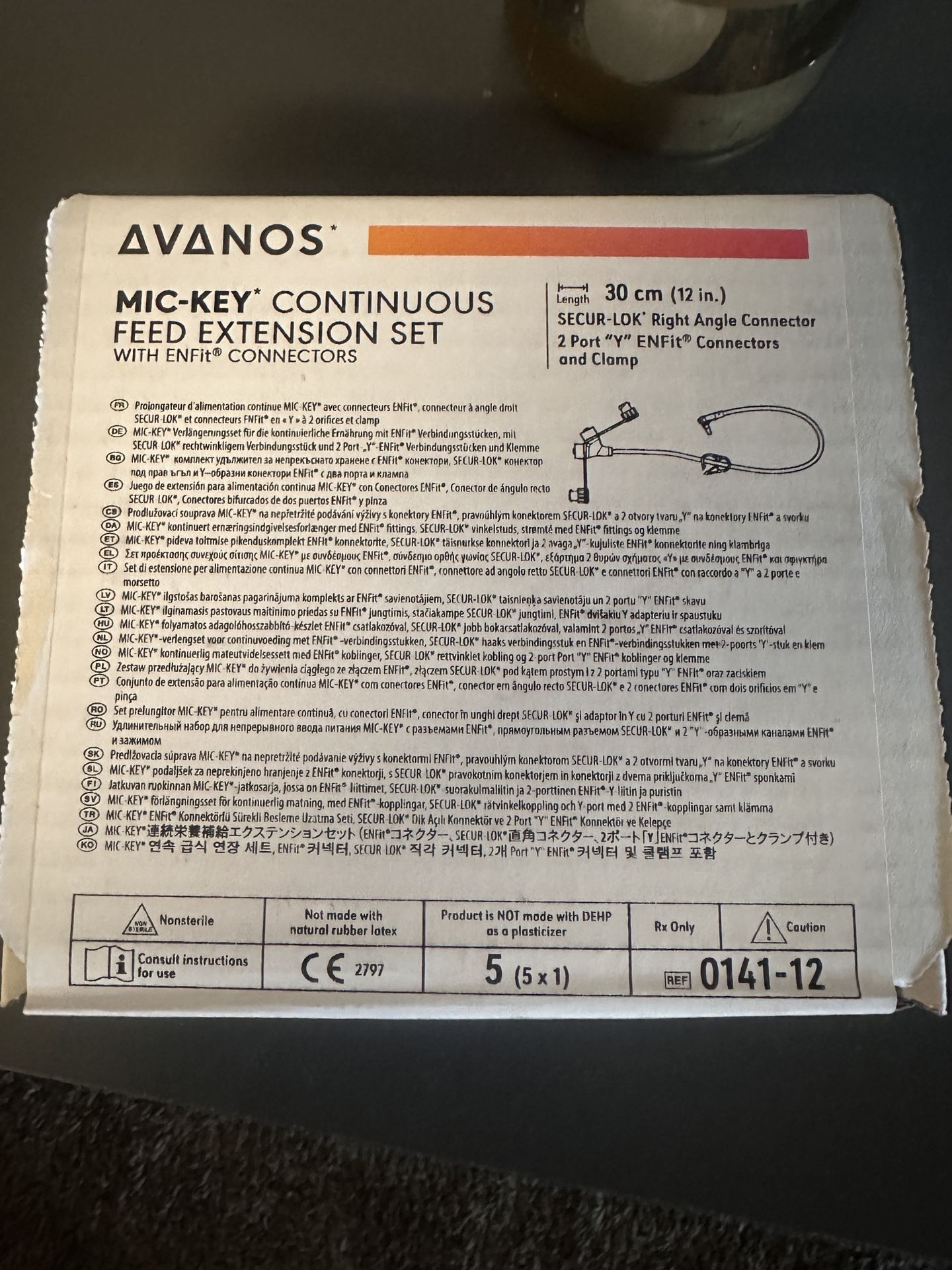 Avanos 5 Mic Key Continuous Feed Extension
