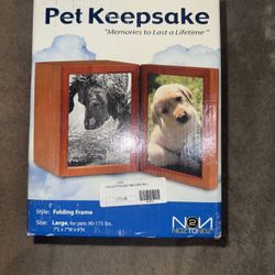 Pet Keepsake Picture Frame For Pets 