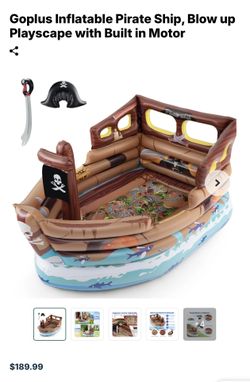 Kids Inflatable Pirate Ship