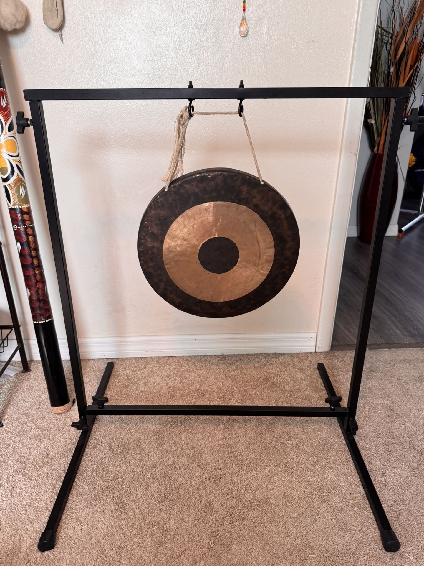 Gong From Nepal 15.5 With The Stand
