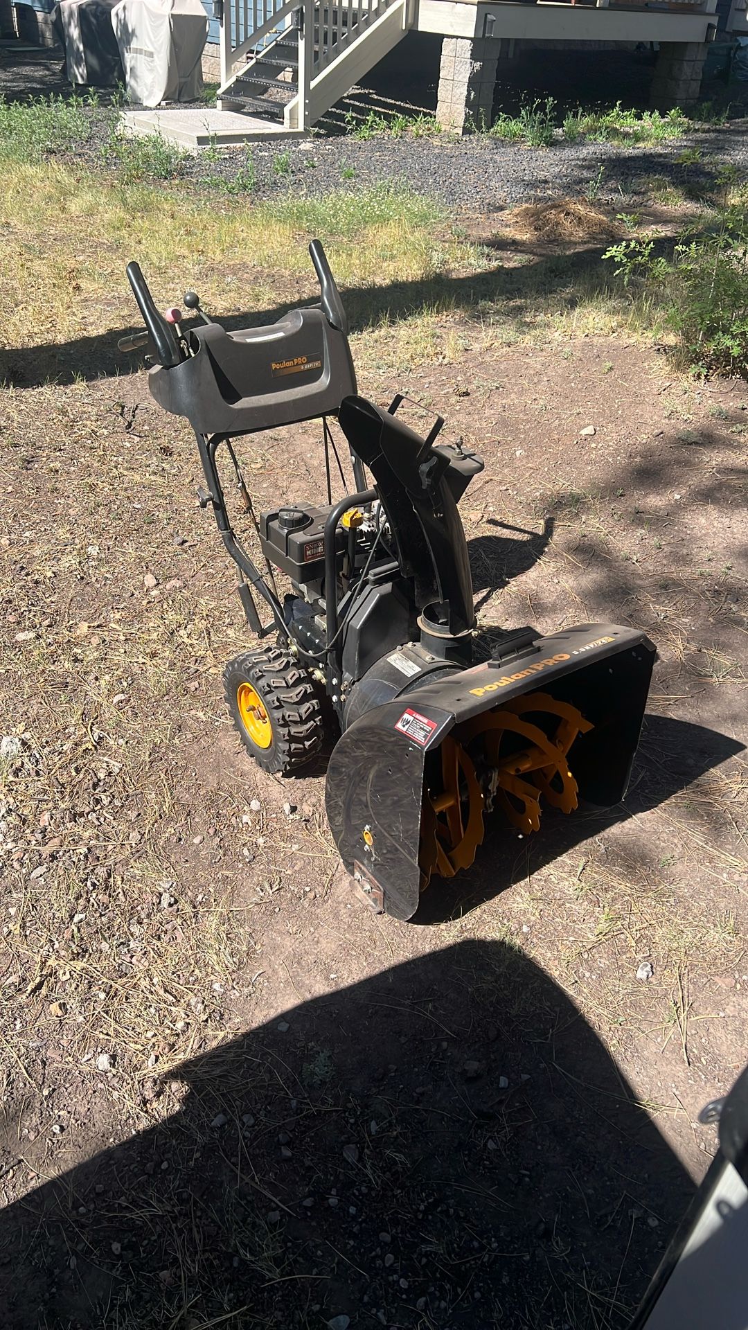 Poulan Pro 2-Stage Snow Blower — 5 HP, 24in. Path, Model# PR524