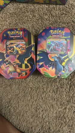 Pokémon Trading Card Charizard Tins