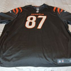 Mens 5XL Rare Size NFL Nike On-Field Cincinnati Bengals Cj Uzomah Jersey