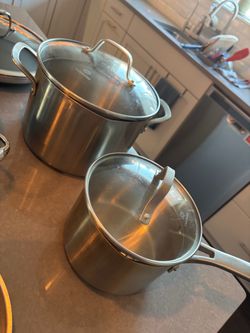 Free Calphalon 10 piece set and large soup pot