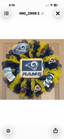 LA Rams Wreath