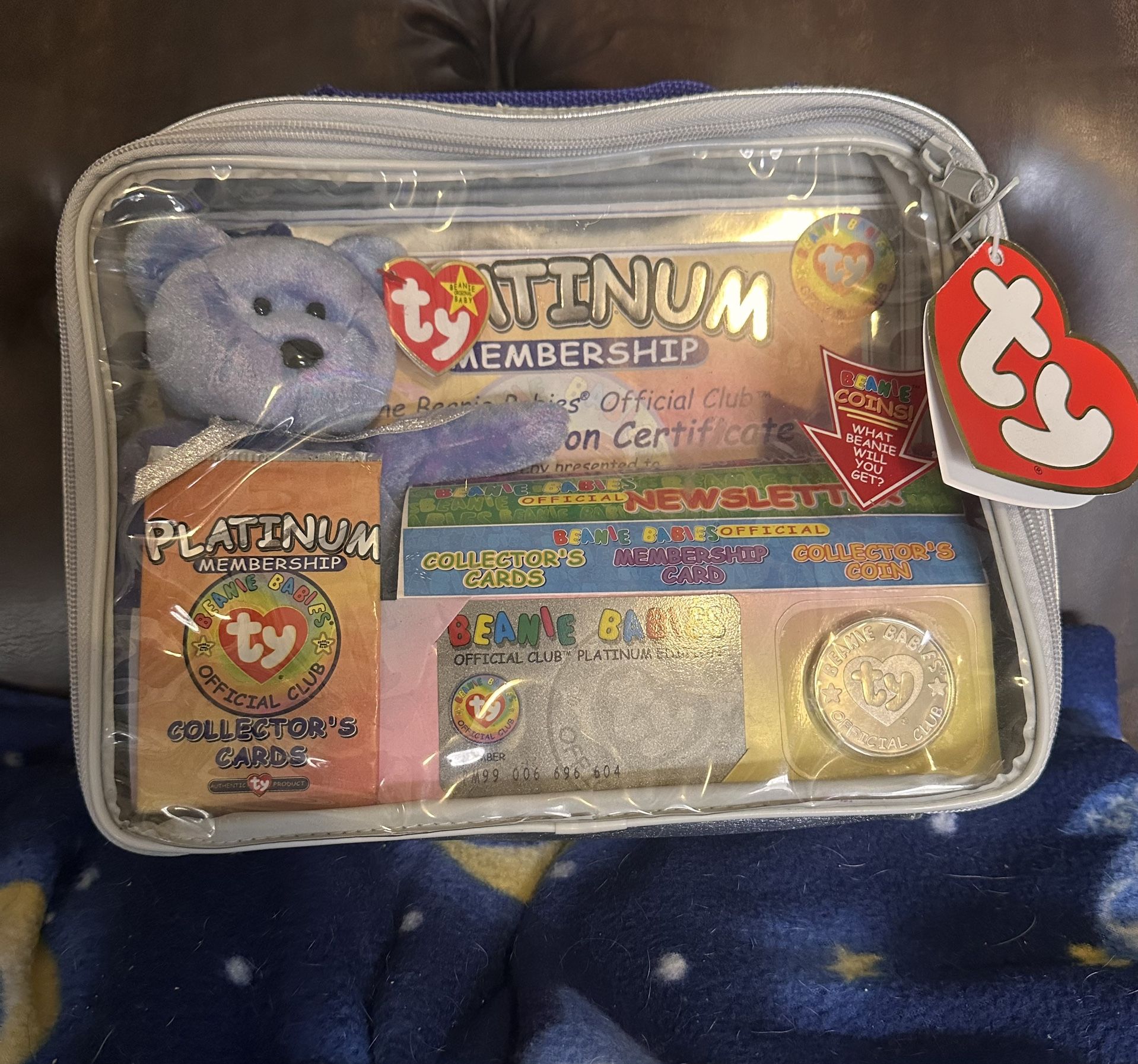 Beanie Babies Collectors Club Platinum Membership Set