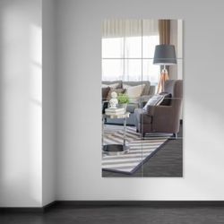 4-Piece Elegant Wall-Mounted Mirror Collectio
