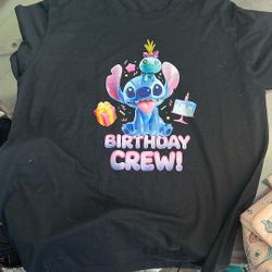 Stitch Birthday Tahirt