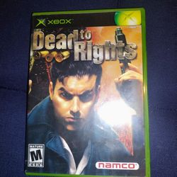 Dead To Rights X Box