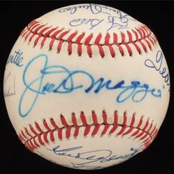 Baseball Signed By Greats Like Joe DiMaggio, Mickey Mantle, And Ted Williams