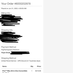 Unopen Pria Max All In One Car Seat. $250