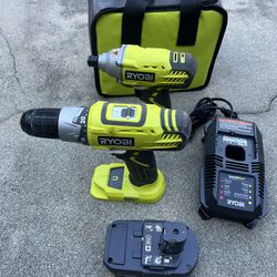Power Drill And Impact Drill Set