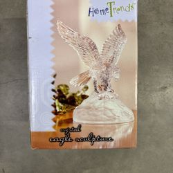 Crystal Eagle Sculpture 