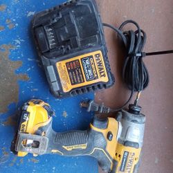 Dewalt 12v Cordless Impact Wrench ,Battery And Charger 