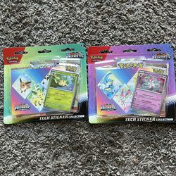 Prismatic evolution sticker collection 3 pack