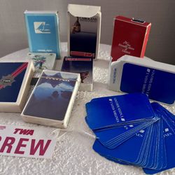 Vintage Airline Playing Cards - Pan Am, TWA, United