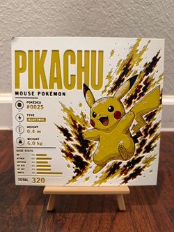 Pikachu Pokédex Edition – 3D HueForge Art