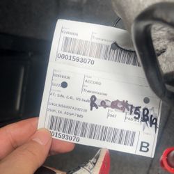 auto transmission 2007 honda accord 