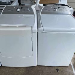Large Capacity, Whirlpool, Cabrio, Washer And Electric Dryer
